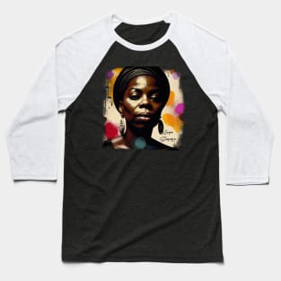 Nina Simone Baseball T-Shirt